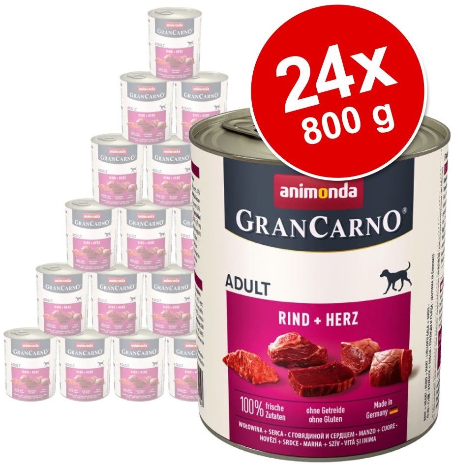 Animonda GranCarno Edycja specjalna GranCarno Original Adult, 6 x 800 g - Pakiet mieszany, 3 smaki