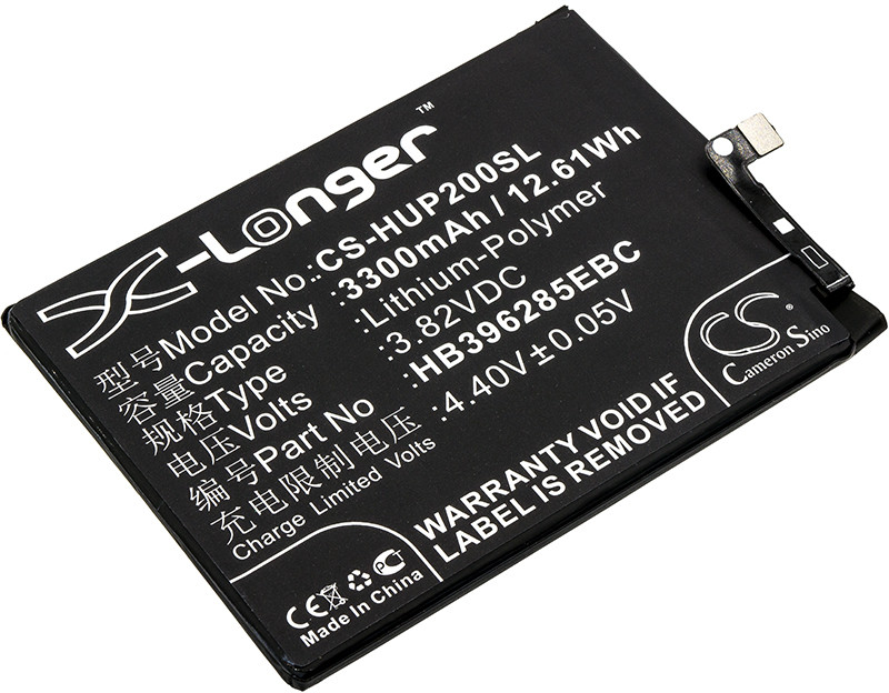 Фото - Акумулятор для мобільного CameronSino Huawei P20 / HB396285EBC 3300mAh 12.61Wh Li-Polymer 3.82V  (Cameron Sino)