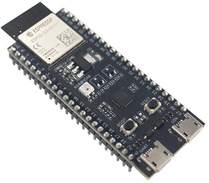 ESP32-S3-DevKitM-1-N8 - WiFi + Bluetooth - mini płytka rozwojowa z układem ESP32-S3-MINI-1/1U SOC-20740