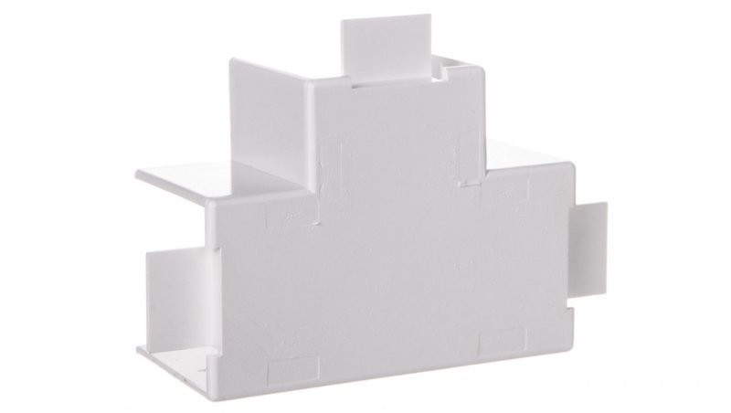 ElettroCanali Rozgałęźnik do korytek kablowych typu T 25x25 biały 2szt ECT2525B ECT2525B