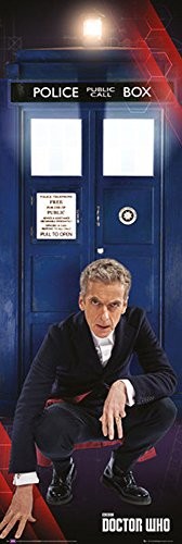 empireposter Doctor Who Tardis and Doctor  plakat na drzwi plakat filmowy kinowy Movie TV serii  rozmiar 53 x 158 cm + artykuły dodatkowe 663443