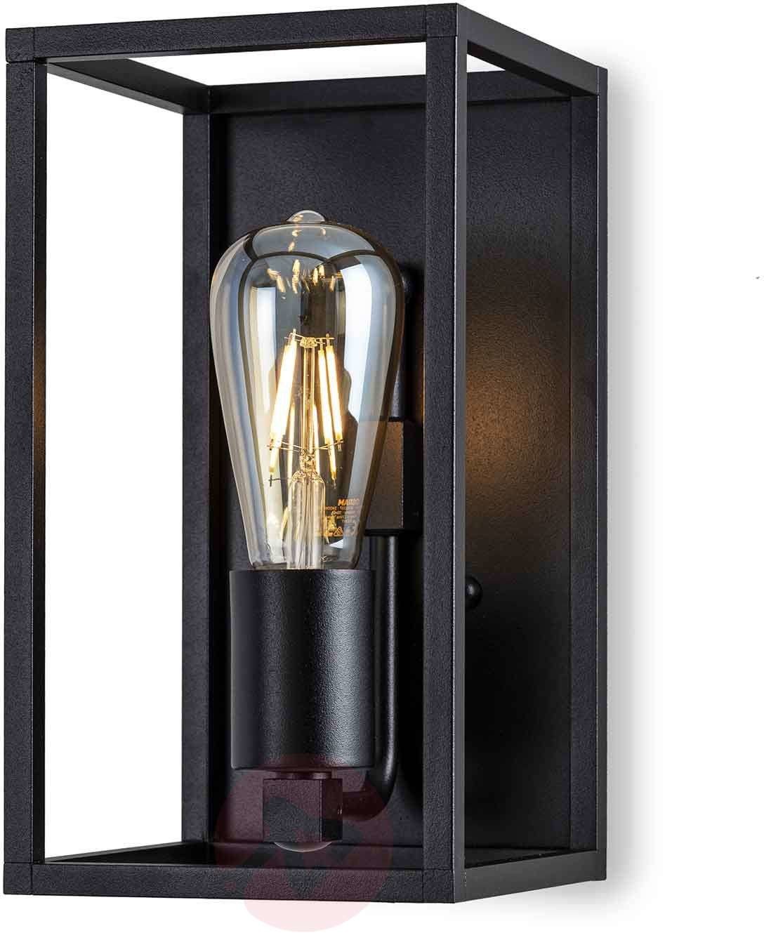 Moretti Lampa ścienna Cubic 3385 czarna, szerokość 15 cm