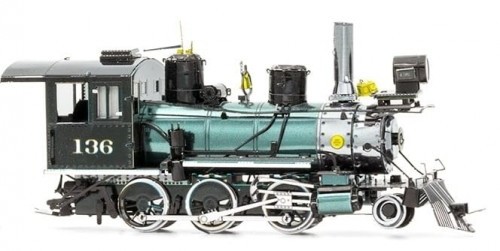 Metal Earth Fascinations Wild West 2-6-0 Lokomotywa Model do składania.