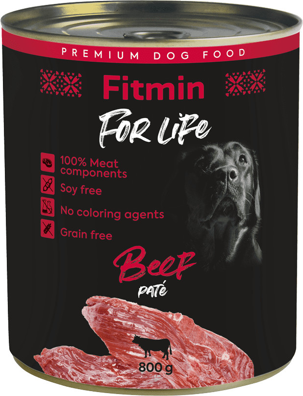 Fitmin For Life dog tin beef 800 g