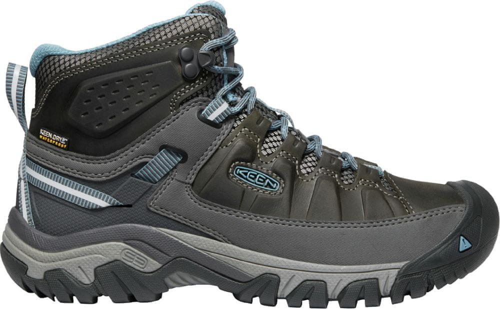 Keen Damskie obuwie trekkingowe Targhee III MID WP W 37.5 szary/niebieski