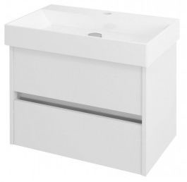 Sapho NIRONA szafka umywalkowa 67x51,5x43cm, kolor biały NR070