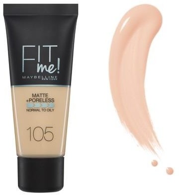 Maybelline Fit me podkład 105 Natural Ivory 30ml 43381-uniw