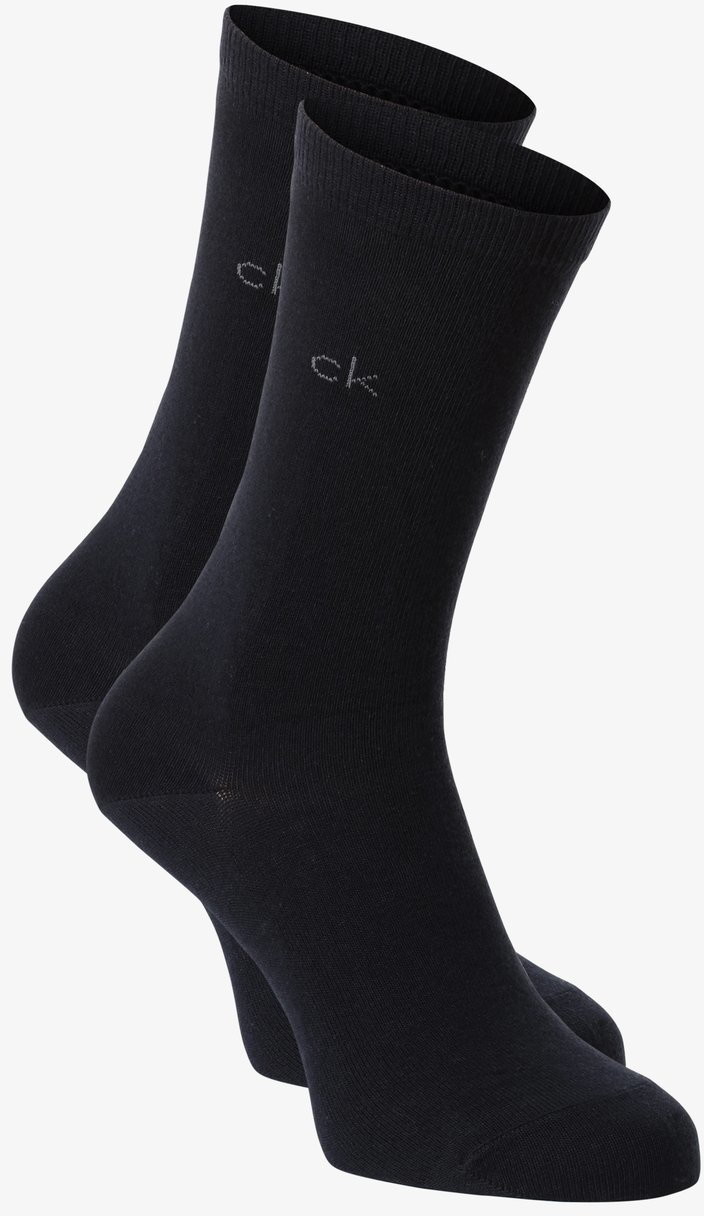 Calvin Klein Calvin Klein - Skarpety damskie pakowane po 2 szt., niebieski