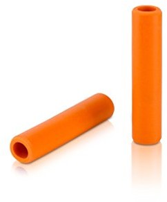 XLC chwyty silikonowe GR-S31 130 MM, pomarańczowy, 100% silikonu 2501581017