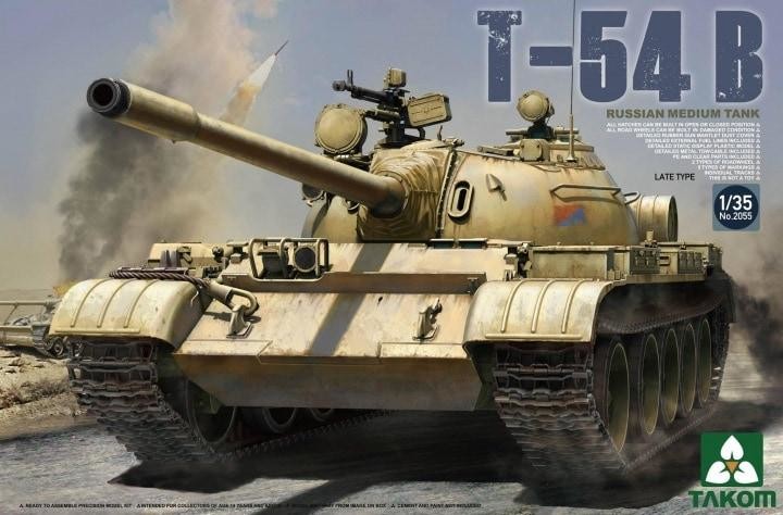 Takom Sowiecki czołg T-54B, wersja późna Takom 2055