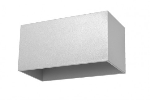 Szary minimalistyczny kinkiet LED 7X EX529 A0-E08