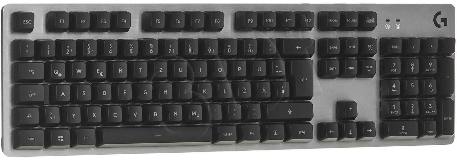 Logitech G413 Mechanical Gaming Keyboard Silver szara (920-008476)
