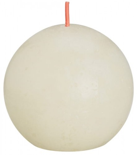 Bolsius Świeca kula rustykalna Shine 25H 7,6CM 3szt DELIKATNY PERŁOWY BOLSIUS3563
