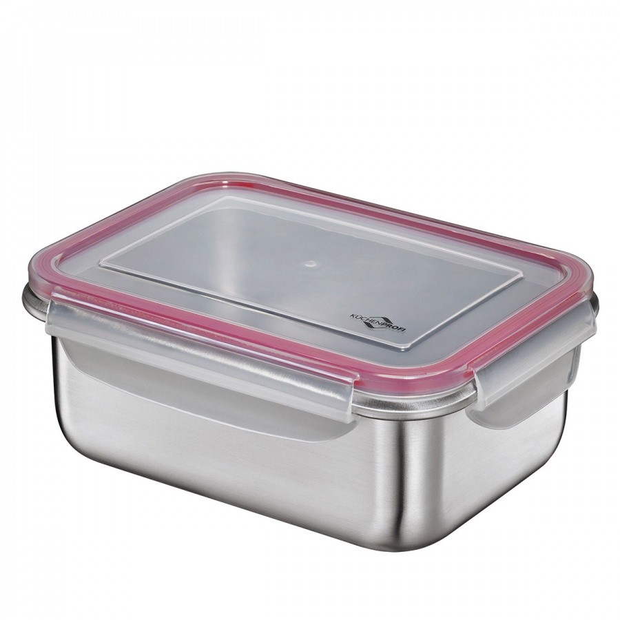 Kuchenprofi pojemnik na lunch 1,8 l 16 x 22 x 8,5 cm stal nierdzewna/tworzywo sztuczne KU-1001672800