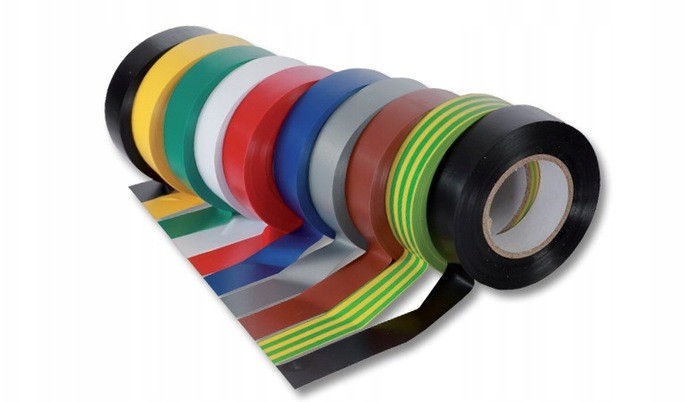 Taśma izolacyjna 15mmx10m mix kolor
