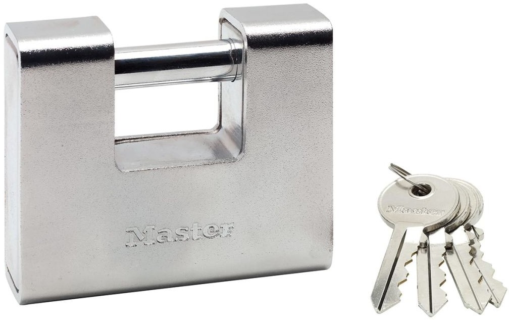 VSA Van Spijk Master Lock Kłódka wzmocniona, hartowana stal, 90 mm, 690EURD