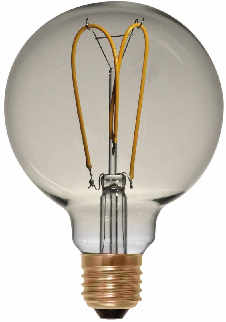 Segula Żarówka LED G125 E27 4W 922, Curved Line, złoty