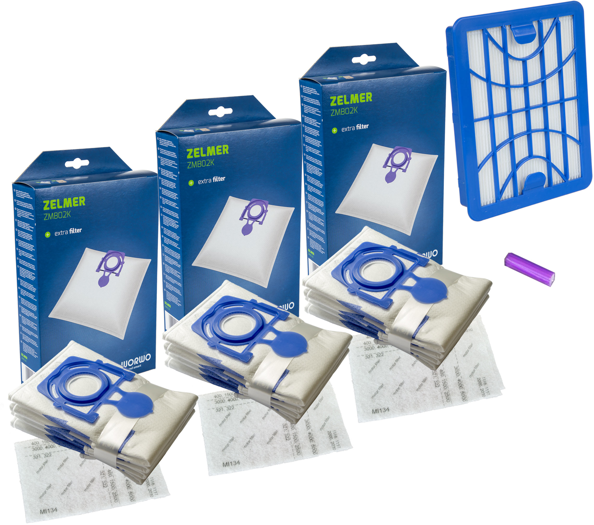 Zelmer Worki ZVCA100B 49.4000 ZMB02K Hepa + Zapach