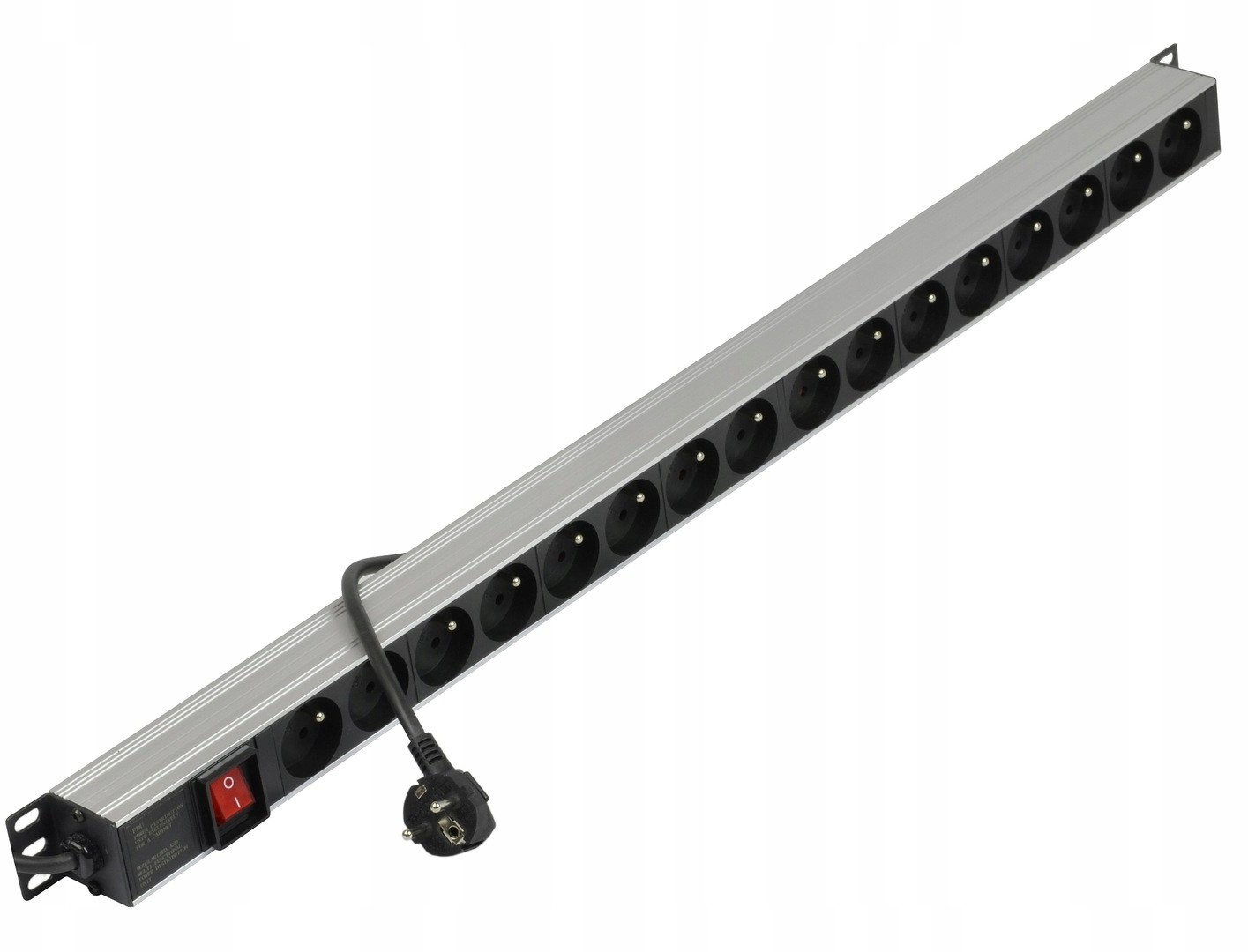 Neku Listwa zasilająca Rack 19'' 16 gniazd pionowa