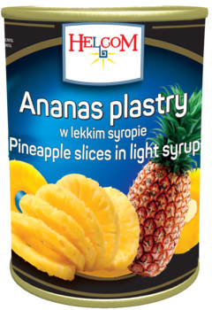 Helcom ANANAS PLASTRY 580 ML zakupy dla domu i biura! 62279088