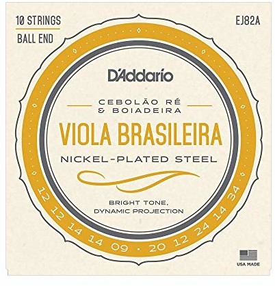 D'Addario D'Addario EJ82A Viola Brasileira Set (Cebolao Re i Boiadeira) EJ82A
