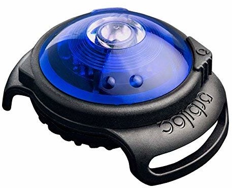 Orbiloc orbiloc Dog Dual Safety Light psów światła z gumy do mocowania, Purple