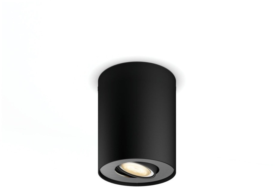 Philips Lampa sufitowa spot element rozszerzający czarny metal PILLAR HUE 929003046901