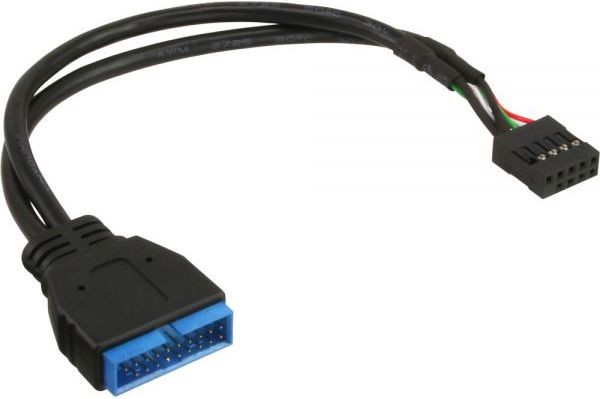 InLine Adapter Wewnętrzny USB 2.0 na USB 3.0 0.15m 33449I