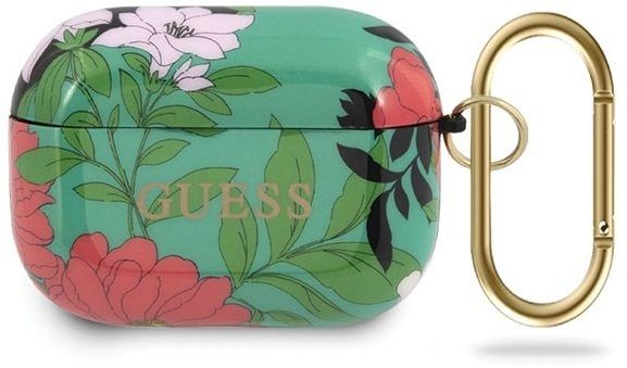 Guess Guess GUACAPTPUBKFL01 AirPods Pro cover zielony/green N.1 Flower Collection