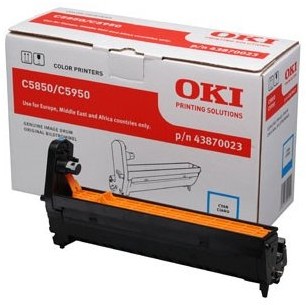 OKI Bęben cyan MC560/C5850/5950 (20000 stron) 43870023