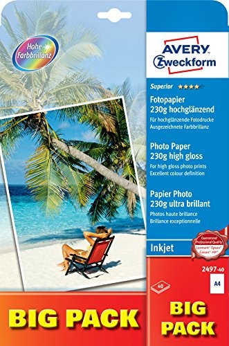 Avery Zweckform Avery 2497-40 papier fotograficzny 4004182410134