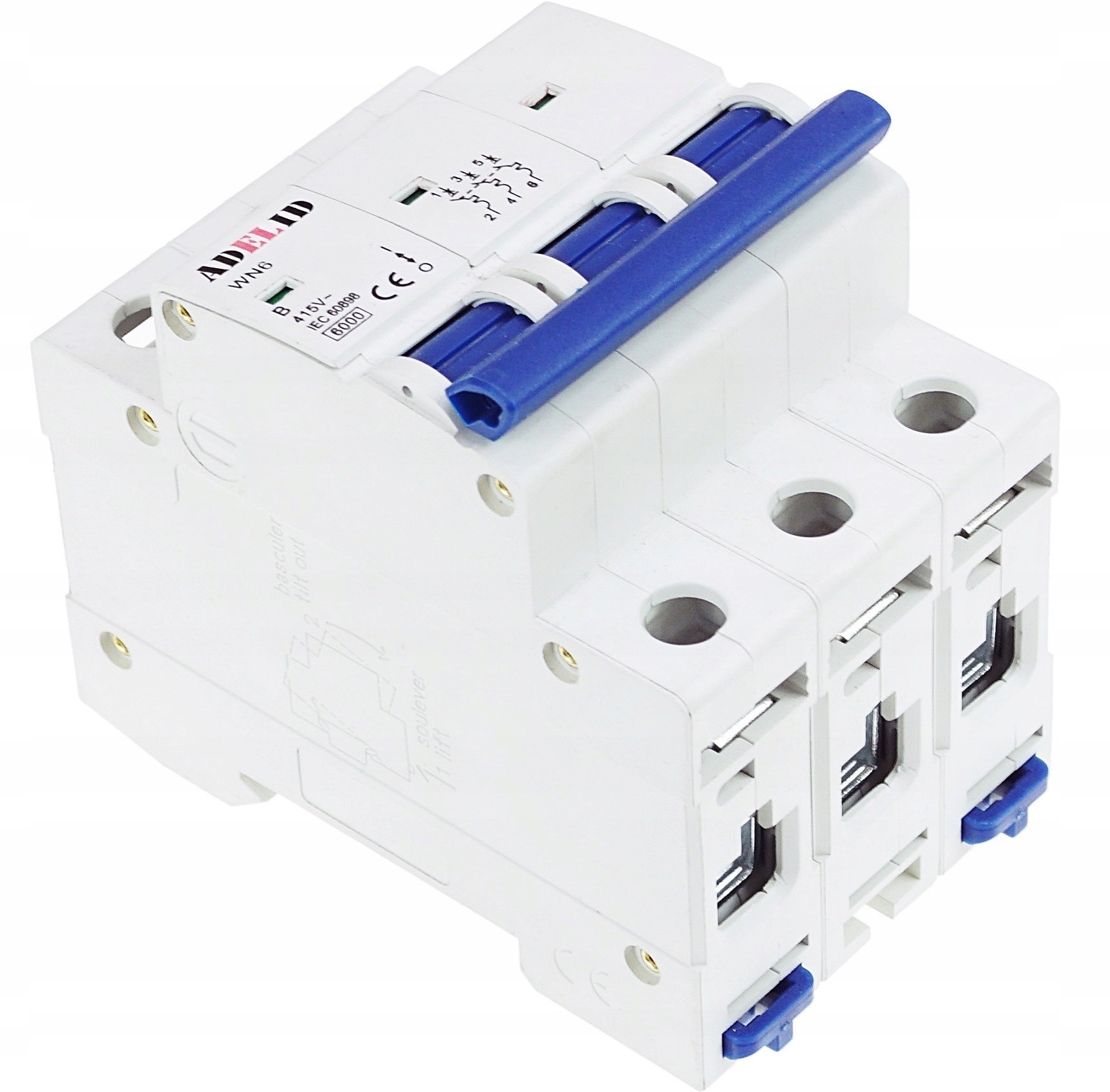 LEGRAND B20 Nadprądowy Bezpiecznik 3P B20A 3F