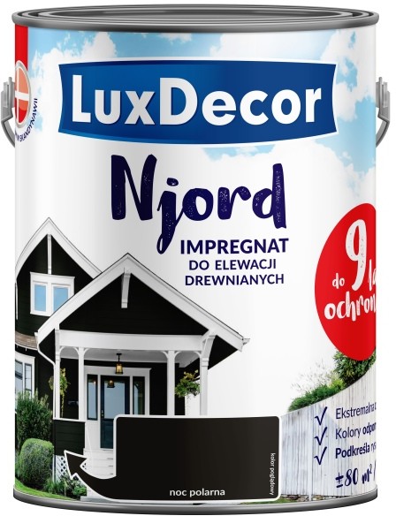 Impregnat do elewacji Njord noc polarna 5 l 15822
