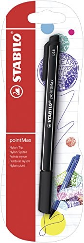 STABILO Stabilo B-50370  10 felt Pen, pointmax, czarny B-50371-10