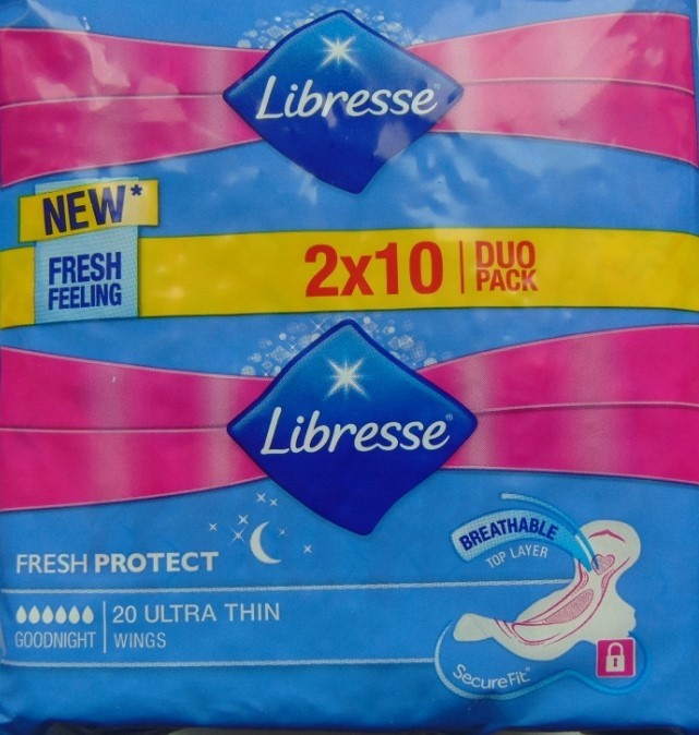 Libresse Podpaski Ultra Thin Goodnight Duo Pack 20