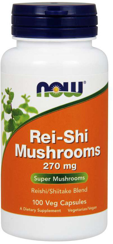 Now Foods NOW Rei-Shi Mushrooms 270mg 100vegcaps