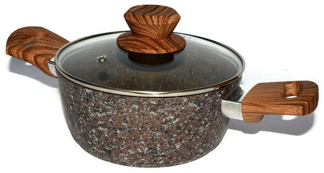 Garnek Z Powłoką Granitową 18CM