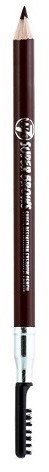 W7 Super Brows Super Definition Eyebrow Pencil Kredka Do Brwi Ze Szczoteczką Dark Brown