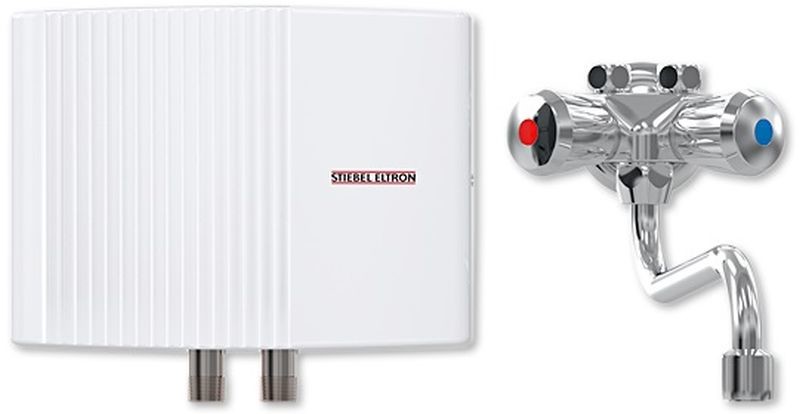 Stiebel ELTRON Eltron EIL 4 Trend + OT Miniogrzewacz przepływowy 4,4 kW z armaturą 201409