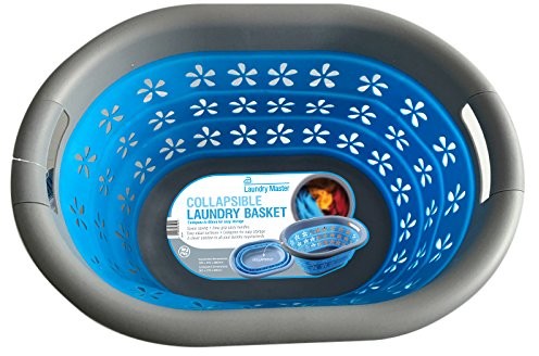Laundry Master kosz na pranie, składany, niebieski/szary MLM3400