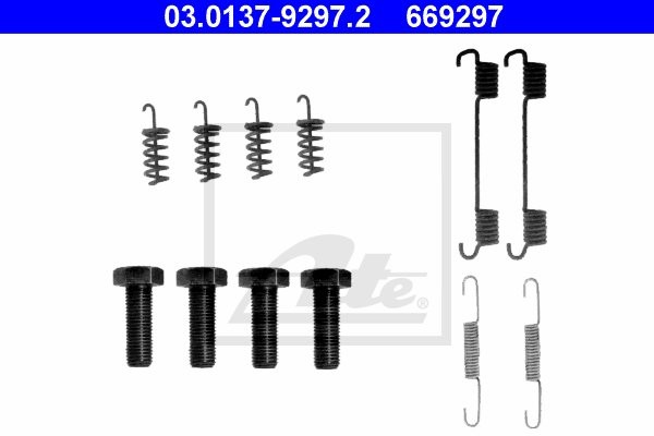 ATE ZESTAW INSTALACYJNY SZCZĘK 03.0137-9297.2 MERCEDES C219 CLS 350CDI 09-10