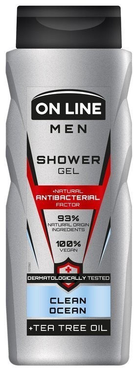 On Line MEN NATURAL FACTOR ŻEL POD PRYSZNIC CLEAN OCEAN 400ML