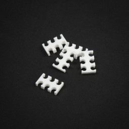 King Mod Services Mod Services Grzebień 6-gniazdowy 3 mm mały biały Zestaw 5 sztuk 4250144802305