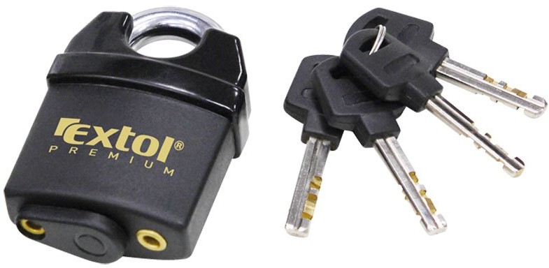 EXTOL EXTOL PREMIUM Kłódka wodoodporna, z zbezpieczeniem przciwkradzieżowym 50mm 8857750