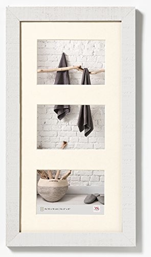 Walther Design Home drewniana rama, biały (Polarweiß), 3x 10 x 15 cm HO315V