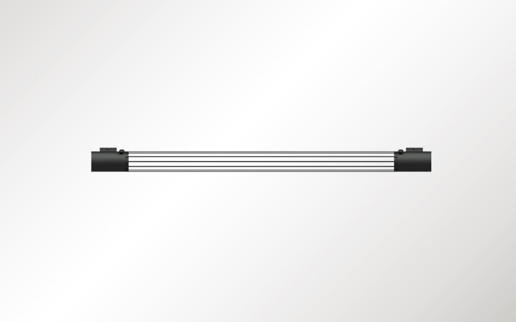 Thoro Minimalistyczna Lampa kinkiet VALO Sufitowa stal Kolor dowolny (RAL) Atrakcyjny wzór Oświetlenie do salonu, sypialni Styl Loft Industrial Zwis oprawa GU10 THORO TH.009