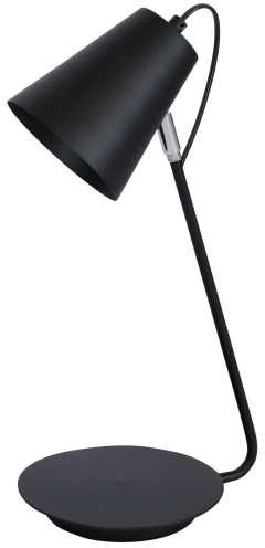 Luminex Lampka biurkowa Table Lamps 8297 lampa stołowa 1x60W E27 czarna