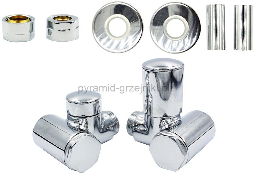 Varioterm Zawór regulacyjny Integra All in One - chrom miedź 15 mm prawy AIR02FK/P(Cu)