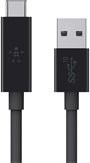 Belkin Kabel USB CABLE USB3.1/USB-C TO USB-A - F2CU029BT1 m-BLK (F2CU029BT1M-BLK)