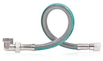 WĄŻ DO GAZU PVC KOLANO+ŚRUBUNEK 1/2 L125